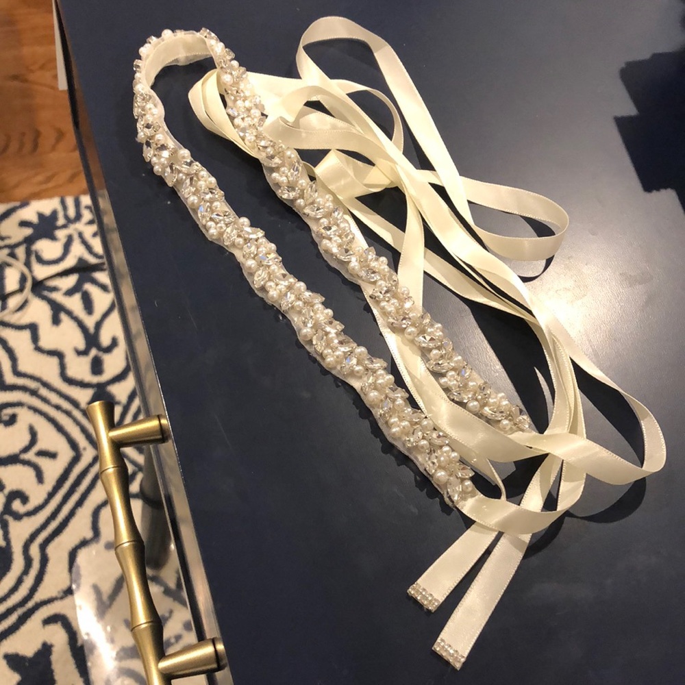 Ivory Bridal Belt - new